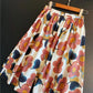 New spring/summer, bright, comfortable cotton, A-line printed skirt  3566