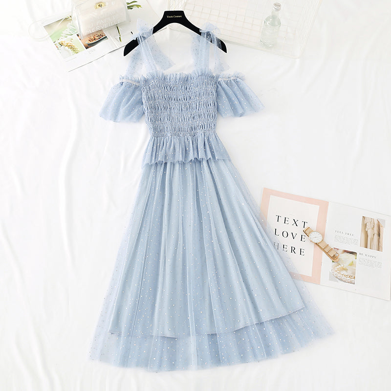 The new waist is slim, French retro skirt  4391