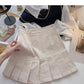 Design versatile fashion high waist corduroy A-line skirt  5471