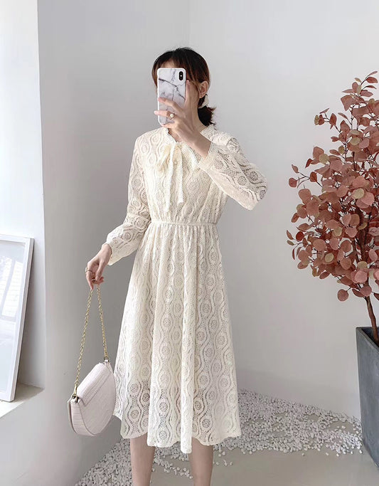 Langärmliger Knierock 3870 der Göttin mit hohem und dünnem Temperament