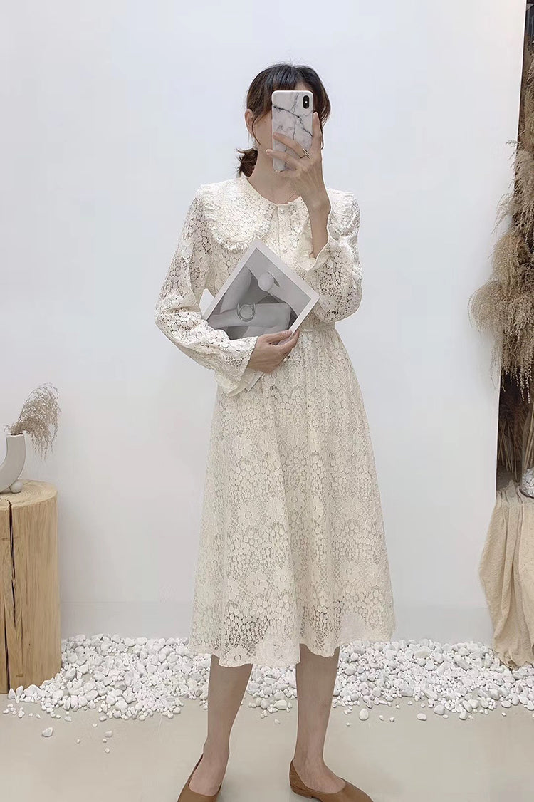 High waist thin first love gentle wind long skirt Sen Department  3871