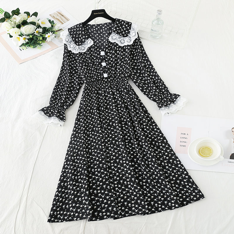 Thin and high-quality Floral Dress  3918