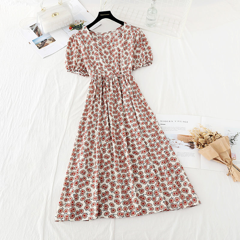 New loose and thin Chiffon bubble sleeve doll skirt fairy super fairy series  4635