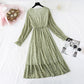 Vintage Floral Dress Chiffon Dress fairy super fairy series  4018