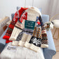 Christmas sisters high neck sweater new Knitted Top  4924