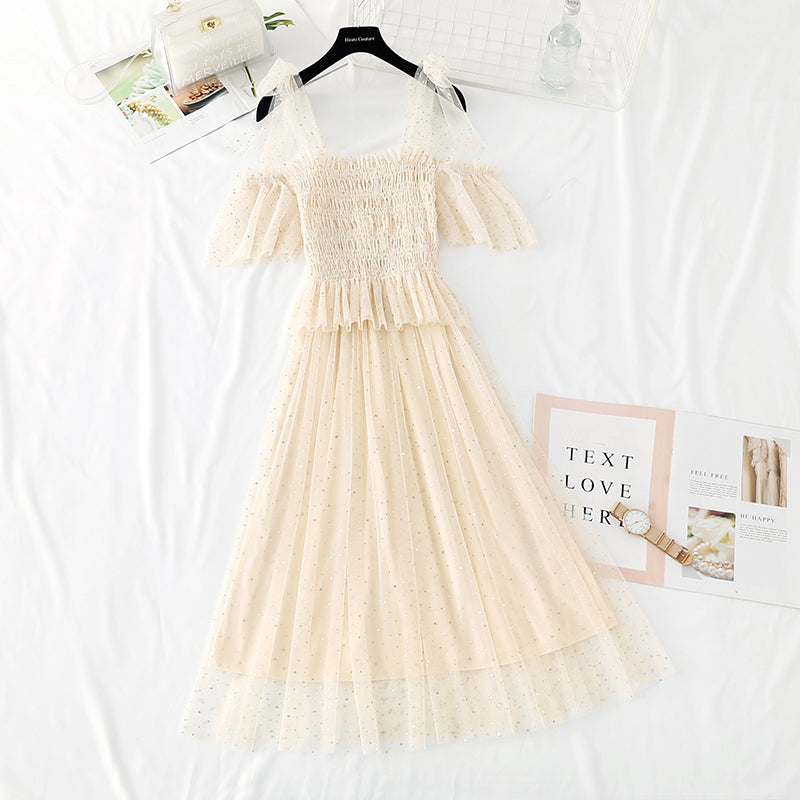 The new waist is slim, French retro skirt  4391