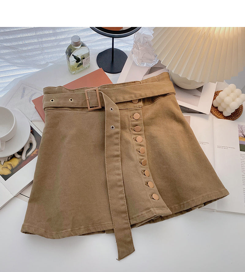 New Korean fashion small high waist skirt  5415