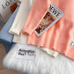 Candy color turtleneck sweater sweater sweater top  5058