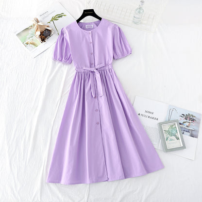 Französischer Taillenabschlussrock mit dünnem Temperament 4161