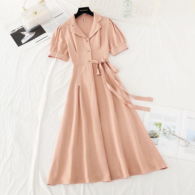 Kleiner duftender Wind, schmaler Rock, kalter Wind, langer Retro-Rock 4198