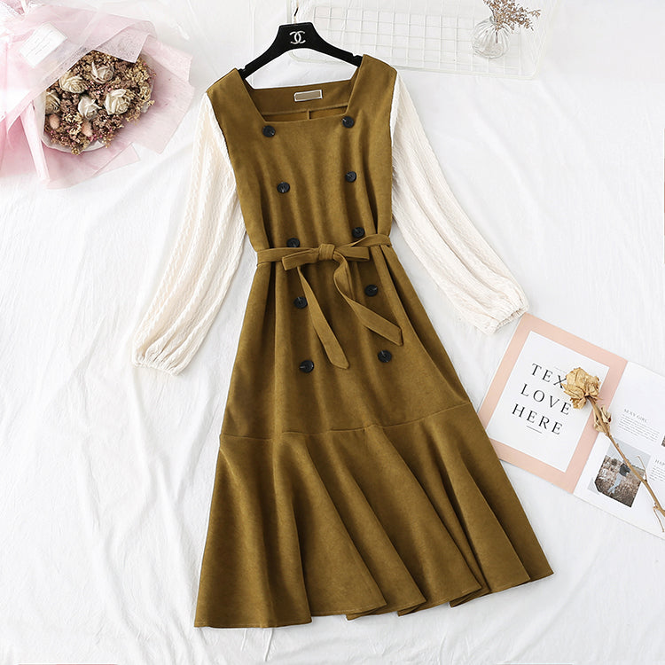 Jupe longue queue de poisson taille super fée rétro française 3981