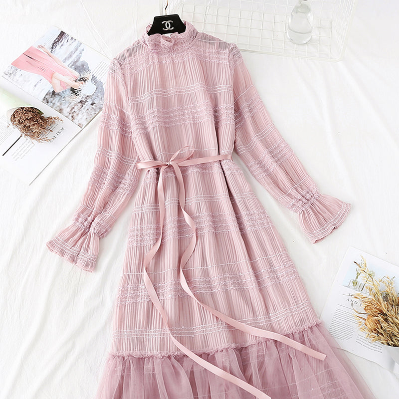 Sanfter Wind, Holzohr, Chiffonboden, langer Rock, temperamentvoll 3987