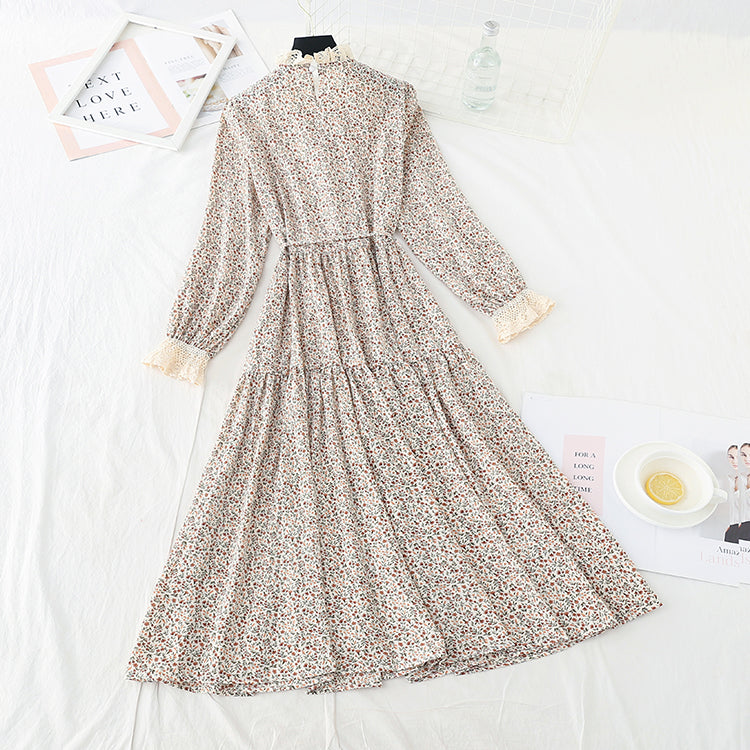 The new waist is slim, long skirt temperament is bottomed skirt  4727