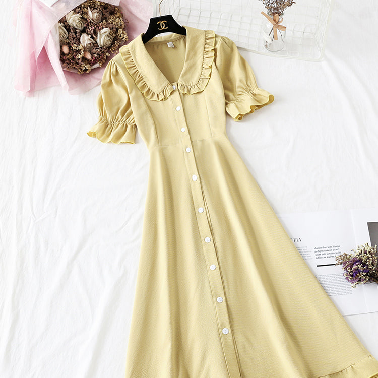 Narrow waist French Platycodon skirt  4481