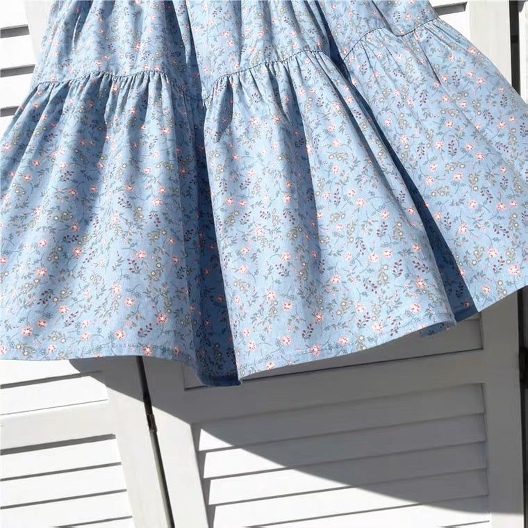 Jupe fleurie taille haute, jupe plissée fraîche, mini jupe courte 3582