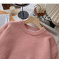 Korean style loose long sleeve Pullover Top  6030