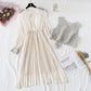 Small fragrance suit women's Vest + pleated bottom skirt two-piece set  4457
