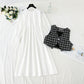 Light luxury dress shows thin Korean fashion light cooked two-piece set  4726
