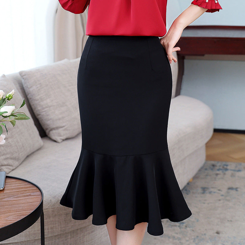 New summer skirt, fashion,New summer skirt, fashion, professional, temperament, leisure, mermaid MIDI skirt  3661