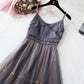 French Hepburn fairy sling gauze dress  3734