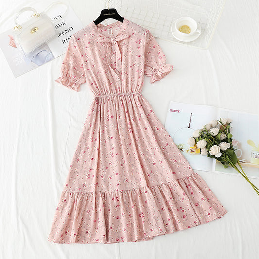Little Floral Dress French Chiffon  4903