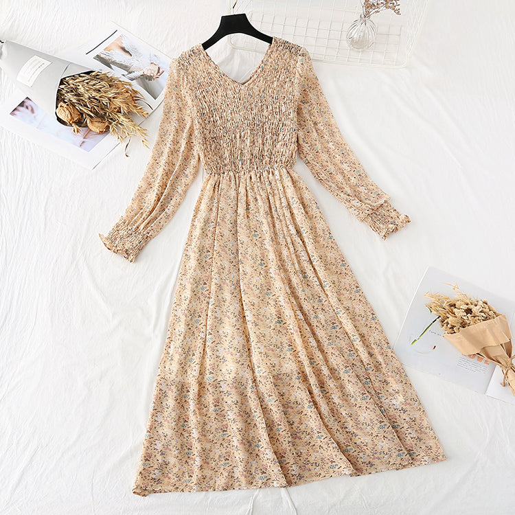 The new skirt is light and mature, with foreign air and fairy Sen series 4042