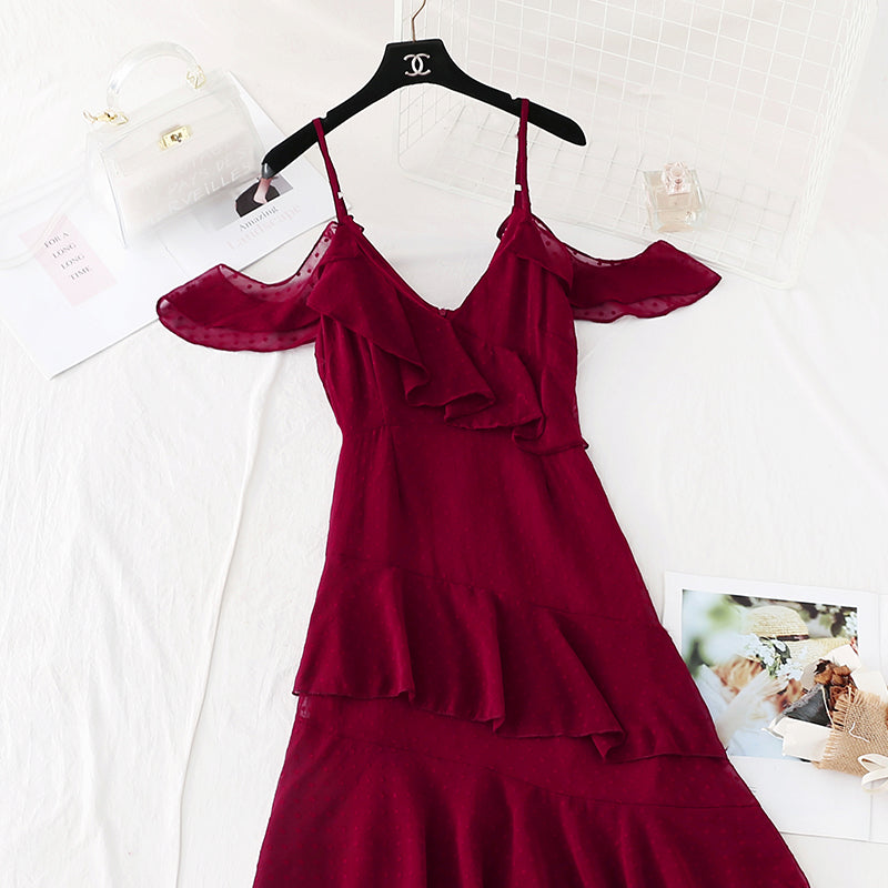 New sexy off shoulder holiday dress Xianqi super xiansen series  4502