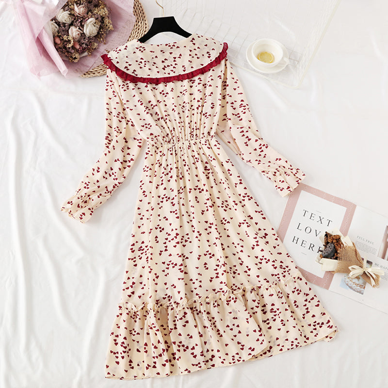 Retro skirt Yamamoto super Fairy Doll collar love dress  3731