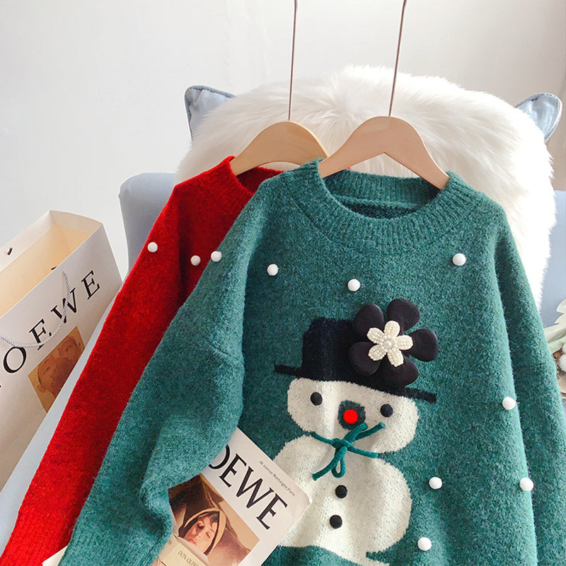 Lässiger Stil, ausländischer Stil, Pullover mit Sinn für Alterung im Design 5264