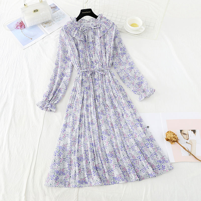 The new fairy super xiansen series has a slim waist and chiffon skirt  4706