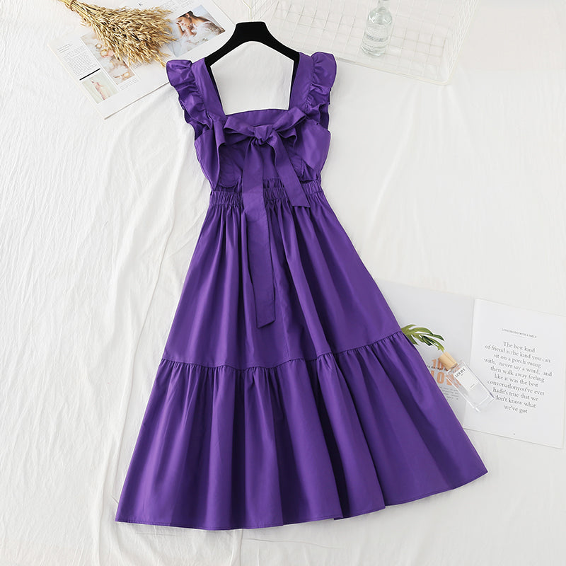 A skirt with a back bow, a salt, sweet, little skirt  4514