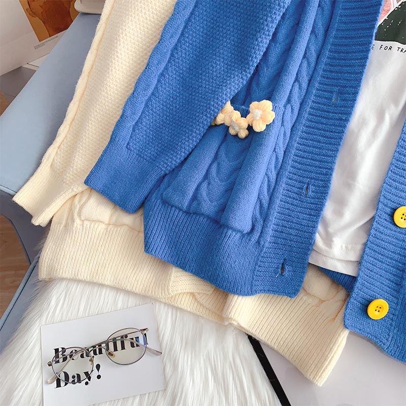 Sweater cardigan knitted coat  5073