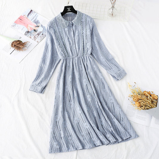 Doll collar long skirt fairy super xiansen temperament  3856