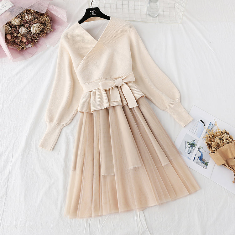 Jupe de costume de style sœur impériale haute mode tempérament froid 3945