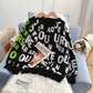 Buchstabe Pullover Pullover Pullover im ausländischen Stil 4989