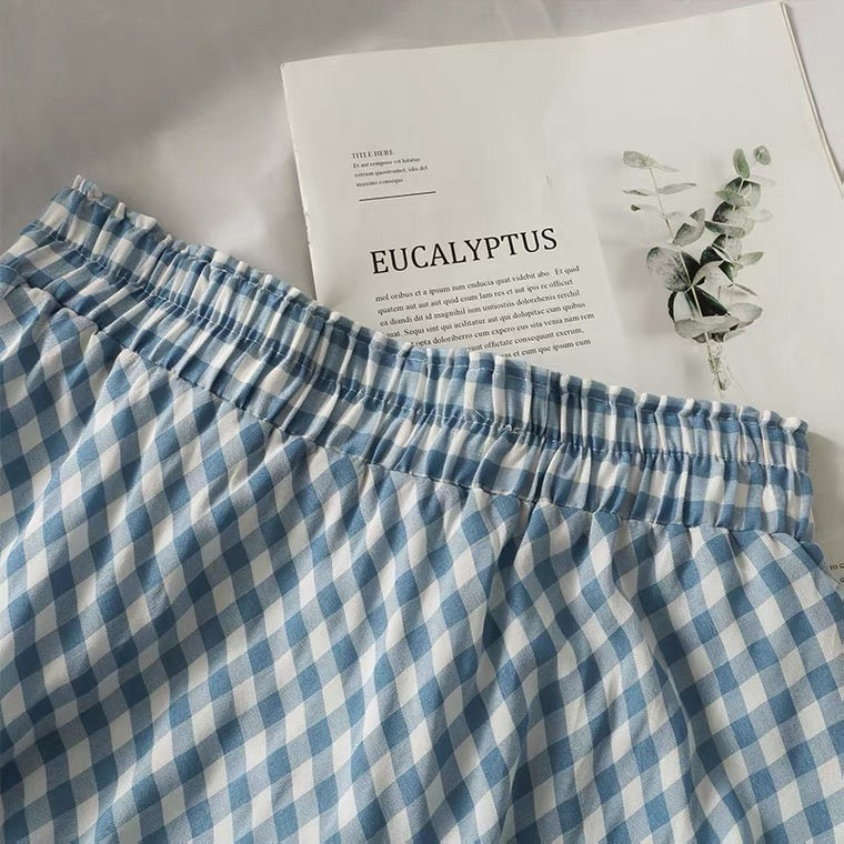 Jupe à volants patchwork à carreaux vintage, jupe trapèze ample décontractée taille haute 3615