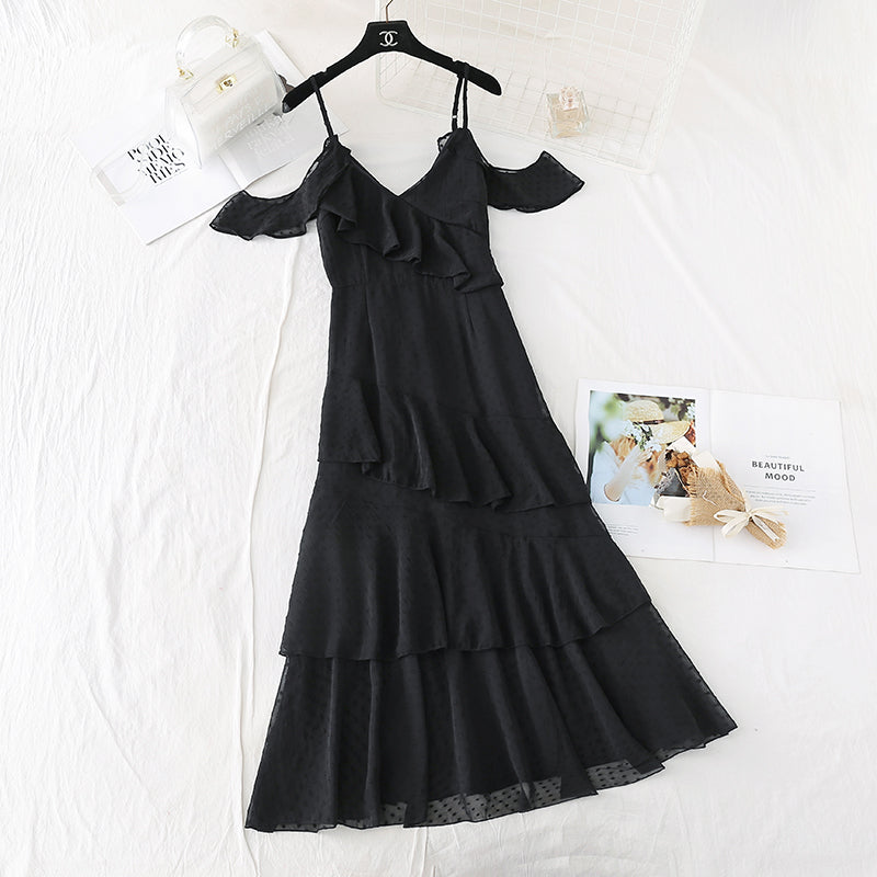 New sexy off shoulder holiday dress Xianqi super xiansen series  4502