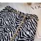 Retro chain thin leopard skirt  5490