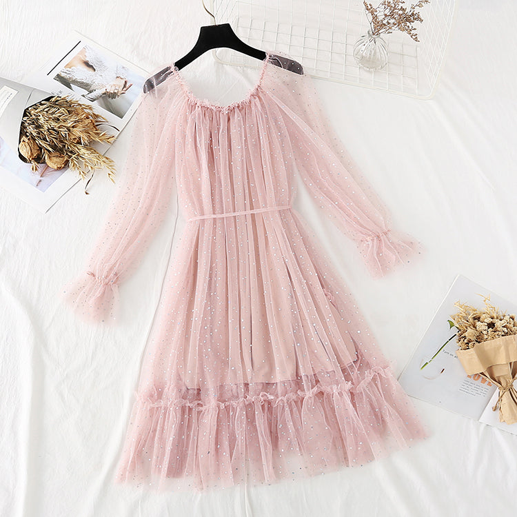 Light mature wind temperament foreign fairy super xiansen series  4379