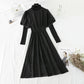 Lace dress fashion trend women's knitted half high collar inner match  4907