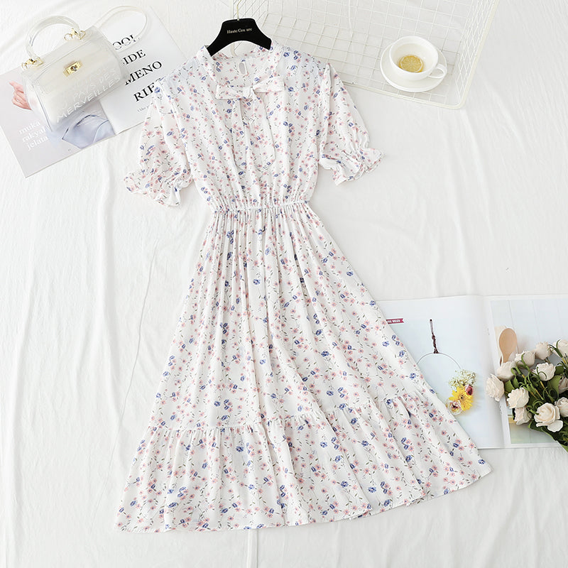 Little Floral Dress French Chiffon  4903