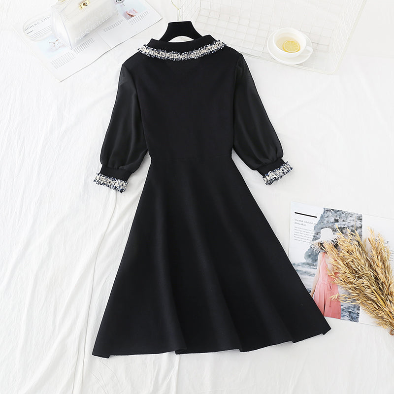 Slim waist, small fragrance skirt, goddess style  3832