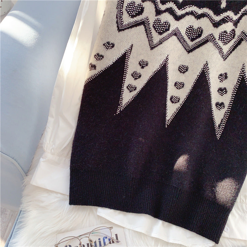 Loose, slouchy sleeveless vest  5071