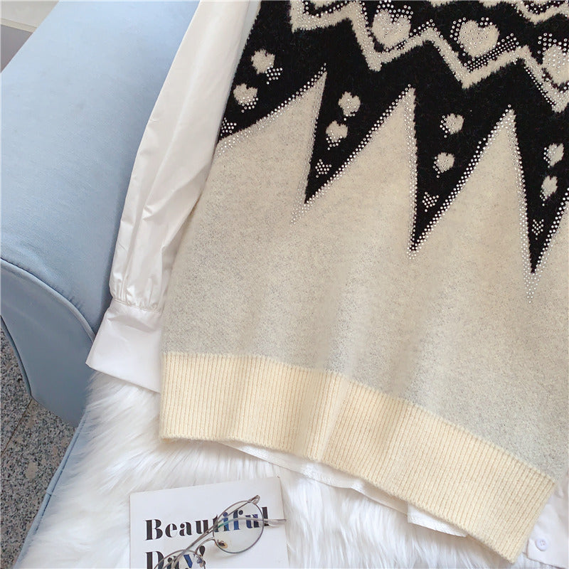 Loose, slouchy sleeveless vest  5071