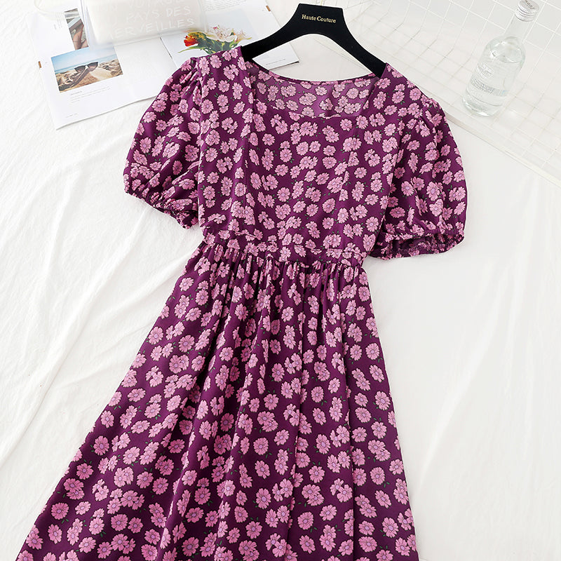 New loose and thin Chiffon bubble sleeve doll skirt fairy super fairy series  4635