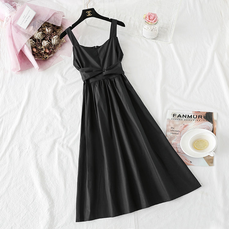 Avocado Green suspender dress super xiansen Department  4104