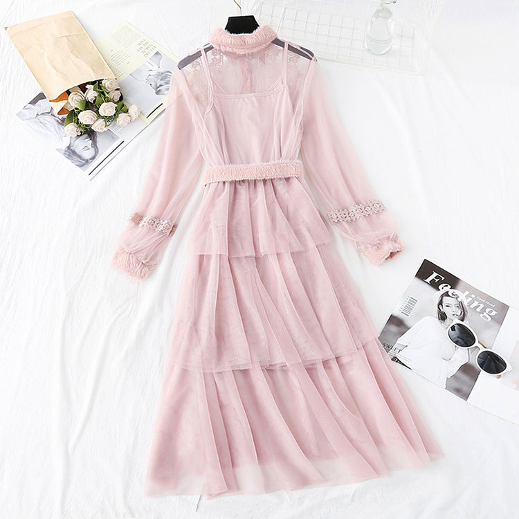 Fairy super xiansen series mesh dress  3980