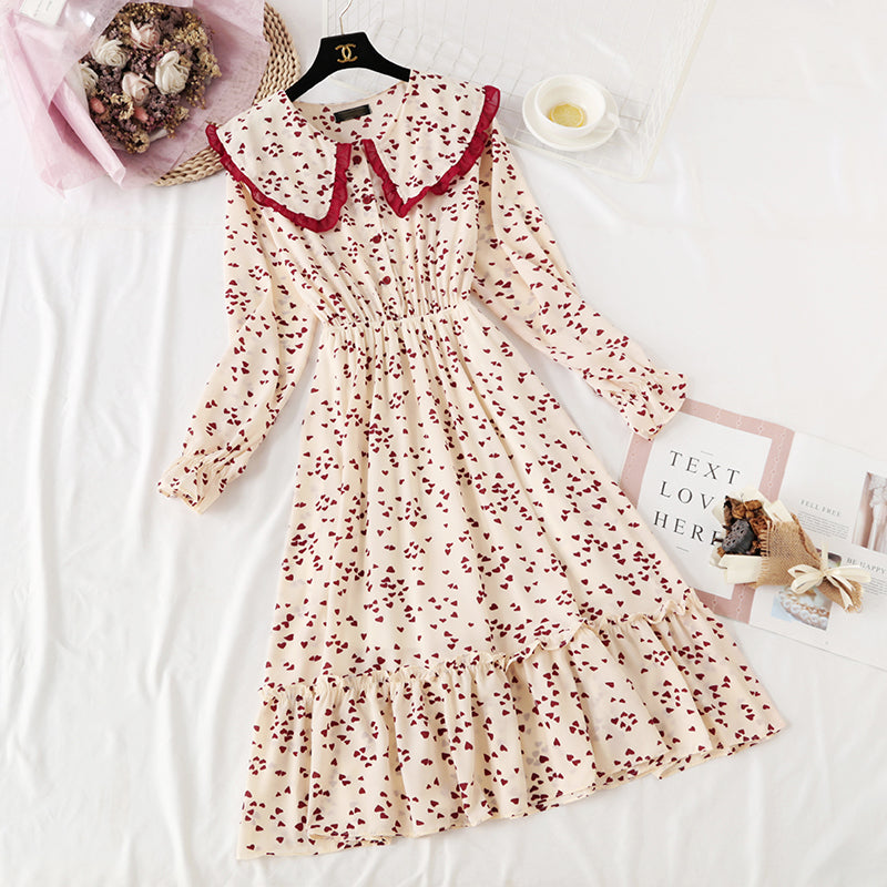 Retro skirt Yamamoto super Fairy Doll collar love dress  3731