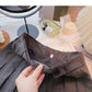 New Korean style age reducing solid color high waist skirt  5649