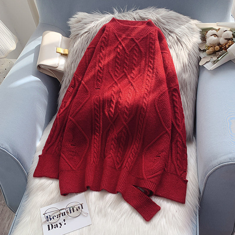 Tragen Sie einen Mantel über einem Sweatshirt mit einem Loch im Herzen einer faulen Windmaschine 4977